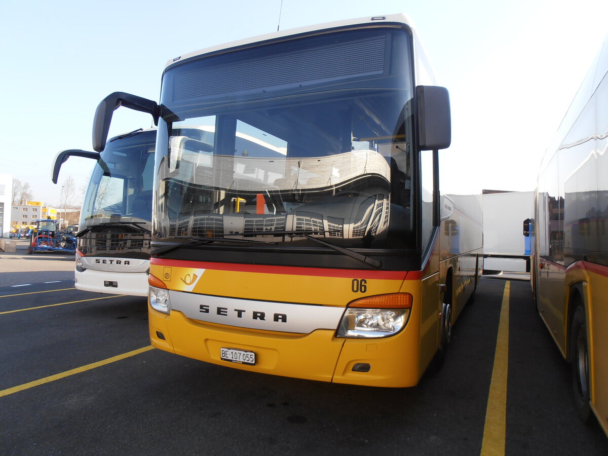 (234'112) - Kbli, Gstaad - Nr. 6/BE 107'055 - Setra am 26. Mrz 2022 in Kerzes, Interbus