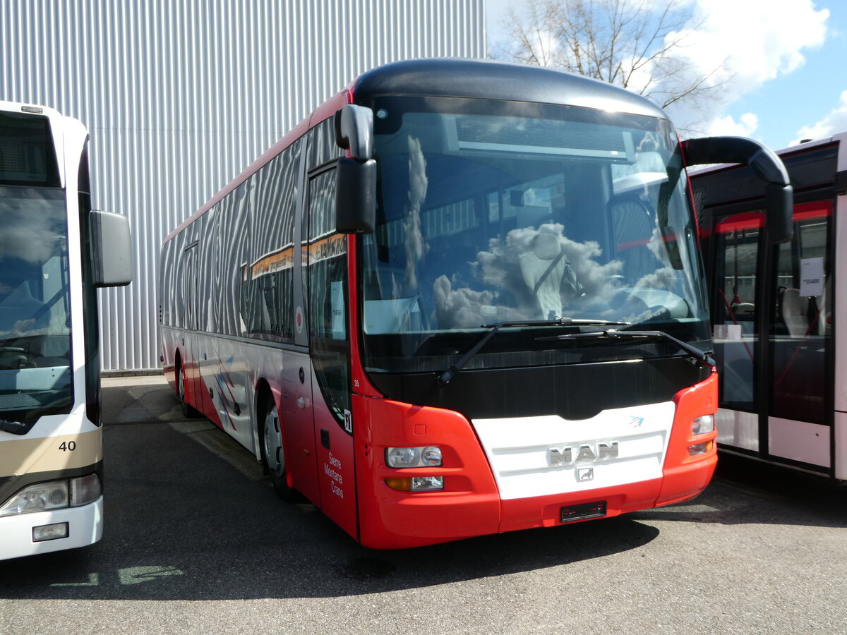 (234'316) - SMC Montana - Nr. 36 - MAN am 10. April 2022 in Winterthur, EvoBus