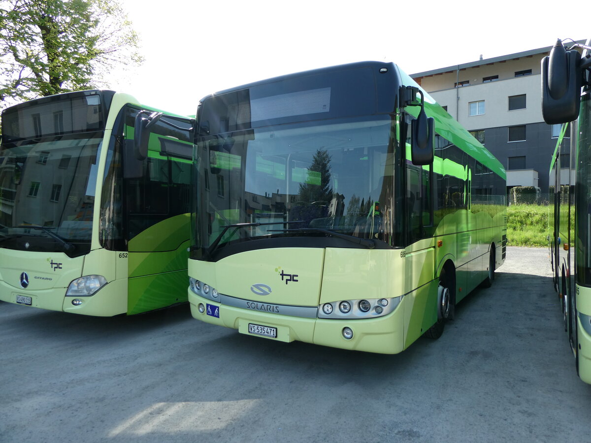 (234'560) - TPC Aigle - Nr. 686/VS 535'471 - Solaris am 15. April 2022 in Monthey, Garage