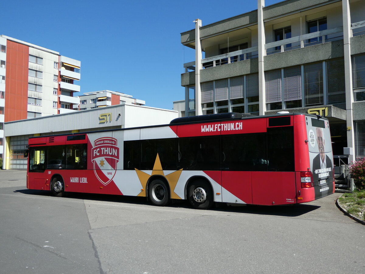 (234'662) - STI Thun - Nr. 149/BE 801'149 - MAN am 17. April 2022 in Thun, Garage