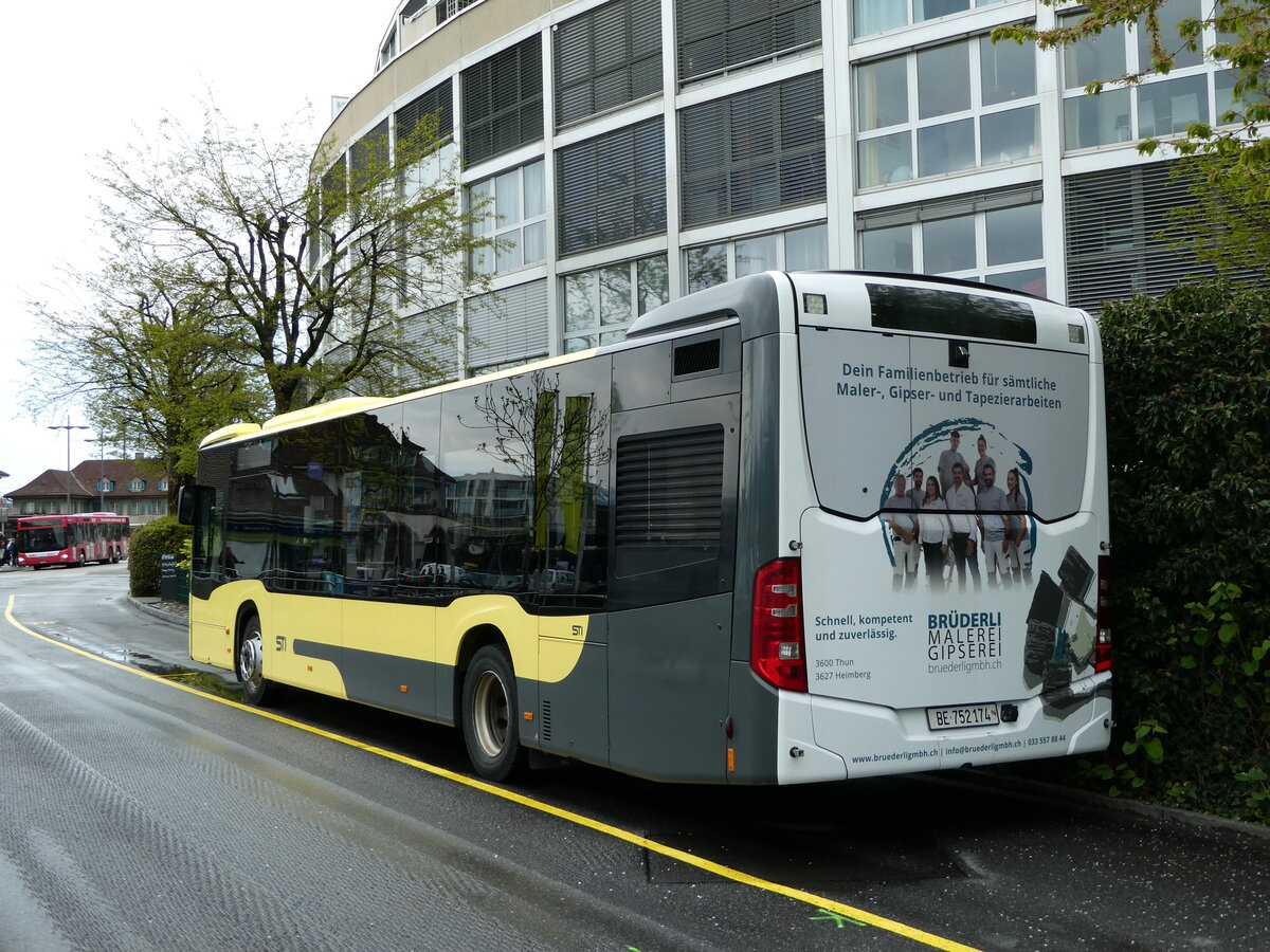 (234'835) - STI Thun - Nr. 174/BE 752'174 - Mercedes am 26. April 2022 bei der Schifflndte Thun