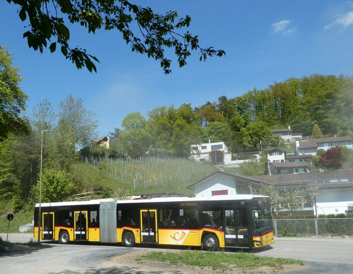 (235'043) - PostAuto Zrich - Nr. 406/ZH 597'923 - Solaris am 2. Mai 2022 in Ringlikon, Langwis