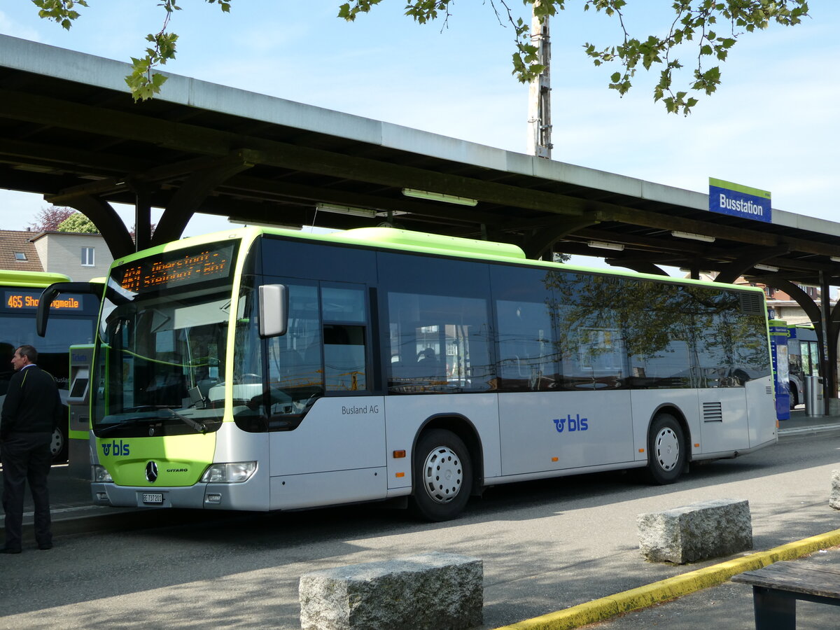 (235'102) - Busland, Burgdorf - Nr. 201/BE /37'201 - Mercedes am 4. Mai 2022 beim Bahnhof Burgdorf