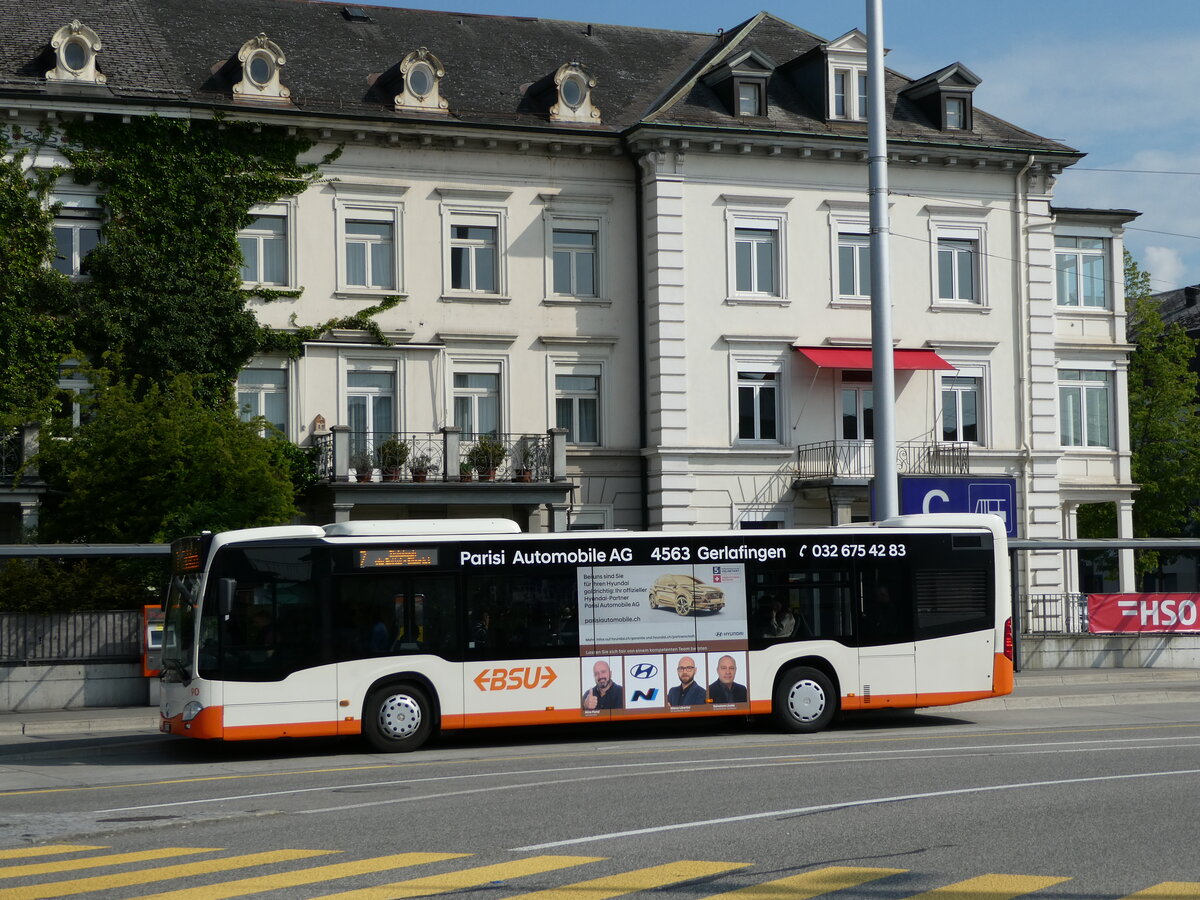 (235'115) - BSU Solothurn - Nr. 90/SO 172'090 - Mercedes am 4. Mai 2022 beim Hauptbahnhof Solothurn