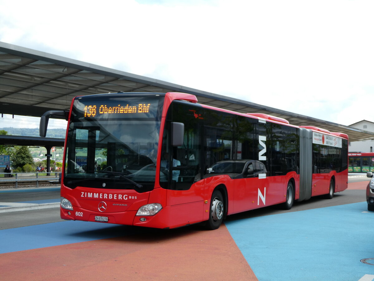 (235'143) - AHW Horgen - Nr. 602/ZH 878'276 - Mercedes am 4. Mai 2022 beim Bahnhof Horgen