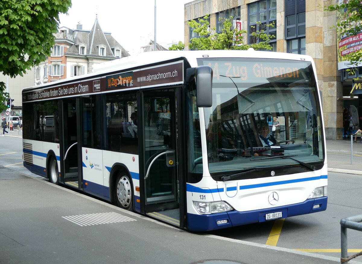 (235'187) - ZVB Zug - Nr. 131/ZG 88'131 - Mercedes am 4. Mai 2022 in Zug, Metalli 