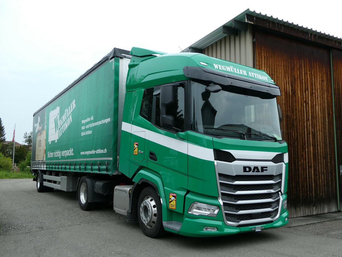 (235'287) - Wegm�ller, Attikon - DAF am 7. Mai 2022 in Attikon, Wegm�ller
