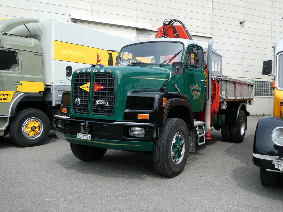 (235'340) - Schaffer, Oberburg - Nr. 4/BE 30'513 - Saurer am 7. Mai 2022 in Attikon, Wegm�ller