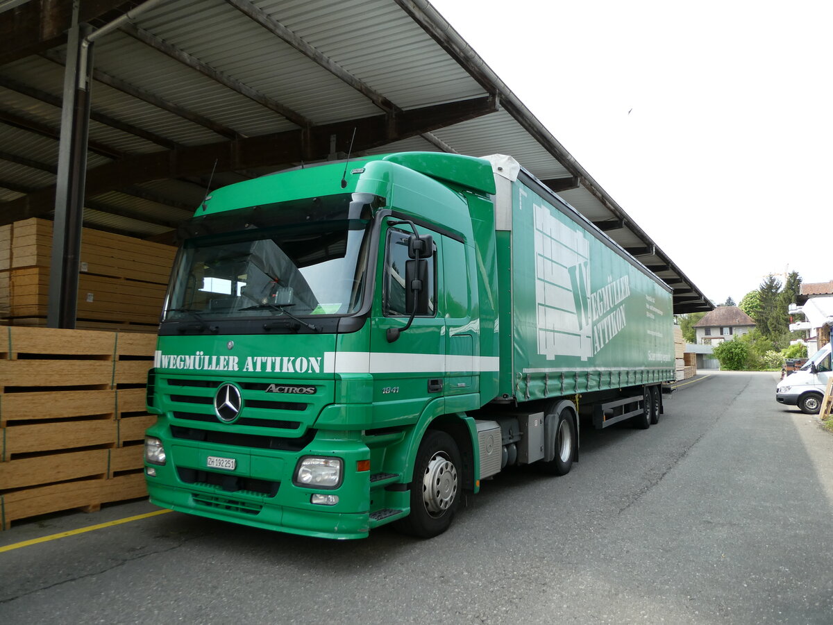 (235'366) - Wegm�ller, Attikon -ZH 192'251 - Mercedes am 7. Mai 2022 in Attikon, Wegm�ller