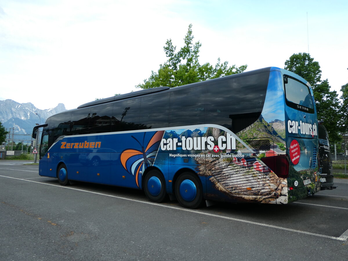 (235'743) - Zerzuben, Visp-Eyholz - Nr. 2/VS 44'605 - Setra am 17. Mai 2022 in Thun, Seestrasse