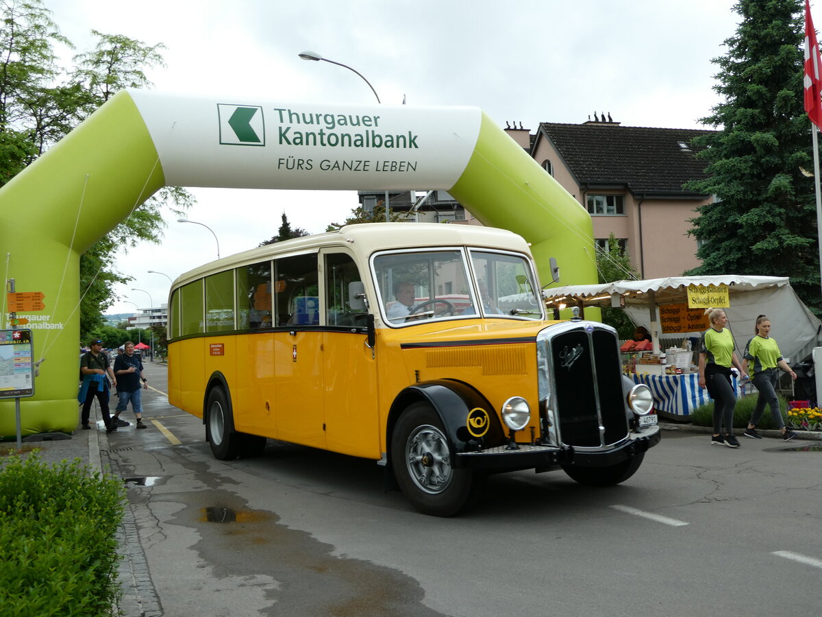 (235'771) - Baumgartner, Horn - SG 40'791 - Saurer/Saurer (ex Oldi-Reisen, Matzingen) am 21. Mai 2022 in Arbon, Arbon Classics