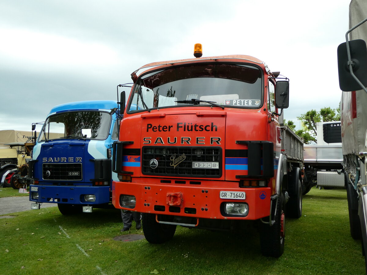 (235'783) - Fl�tsch, Malans - GR 71'640 - Saurer am 21. Mai 2022 in Arbon, Arbon Classics