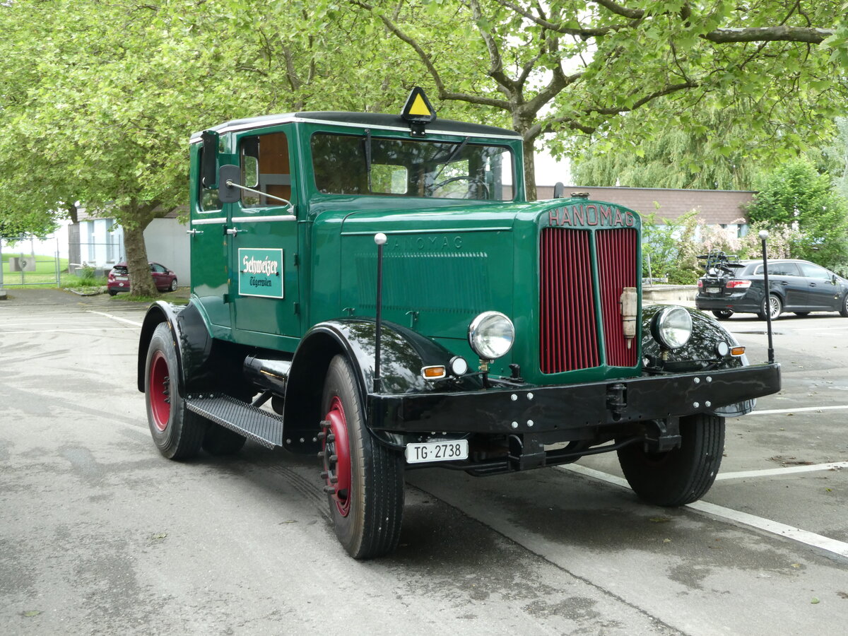 (235'840) - Schweizer, T�gerwilen - TG 2738 - Hanomag am 21. Mai 2022 in Arbon, Arbon Classics