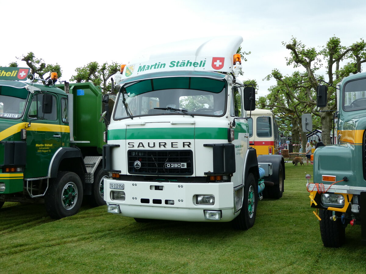 (235'879) - St�heli, Roggwil - TG 112'056 - Saurer am 21. Mai 2022 in Arbon, Arbon Classics