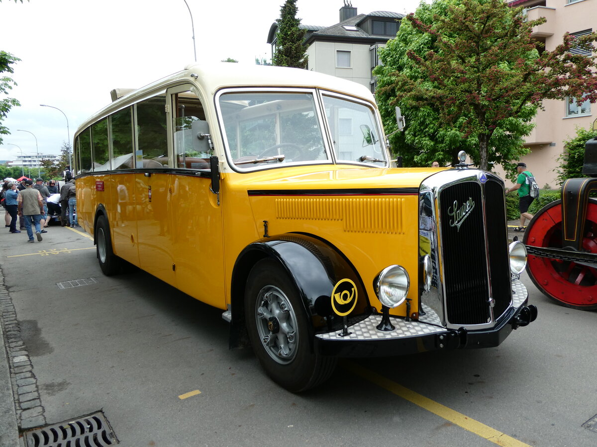 (235'981) - Baumgartner, Horn - SG 40'791 - Saurer/Saurer (ex Oldi-Reisen, Matzingen) am 21. Mai 2022 in Arbon, Arbon Classics