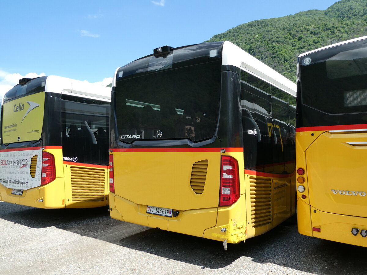 (236'290) - ATV, Rivera - Nr. 14/TI 143'819 - Mercedes (ex Starnini, Tenero) am 26. Mai 2022 in Rivera, Garage (Teilaufnahme)