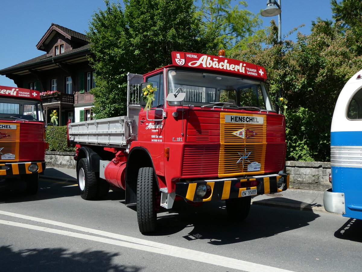 (236'585) - Ab�cherli, Sarnen - OW 10'055 - Henschel am 4. Juni 2022 in Sarnen, OiO