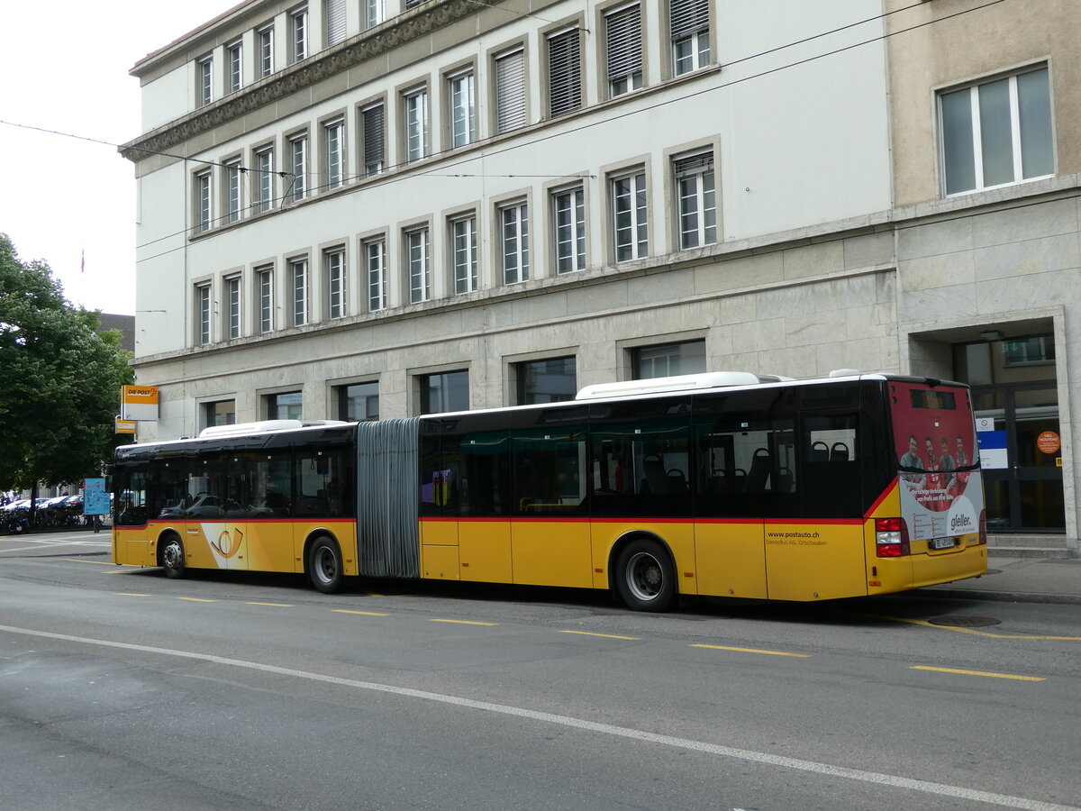 (236'856) - Steiner, Ortschwaben - Nr. 4/BE 48'148 - MAN am 6. Juni 2022 beim Bahnhof Biel