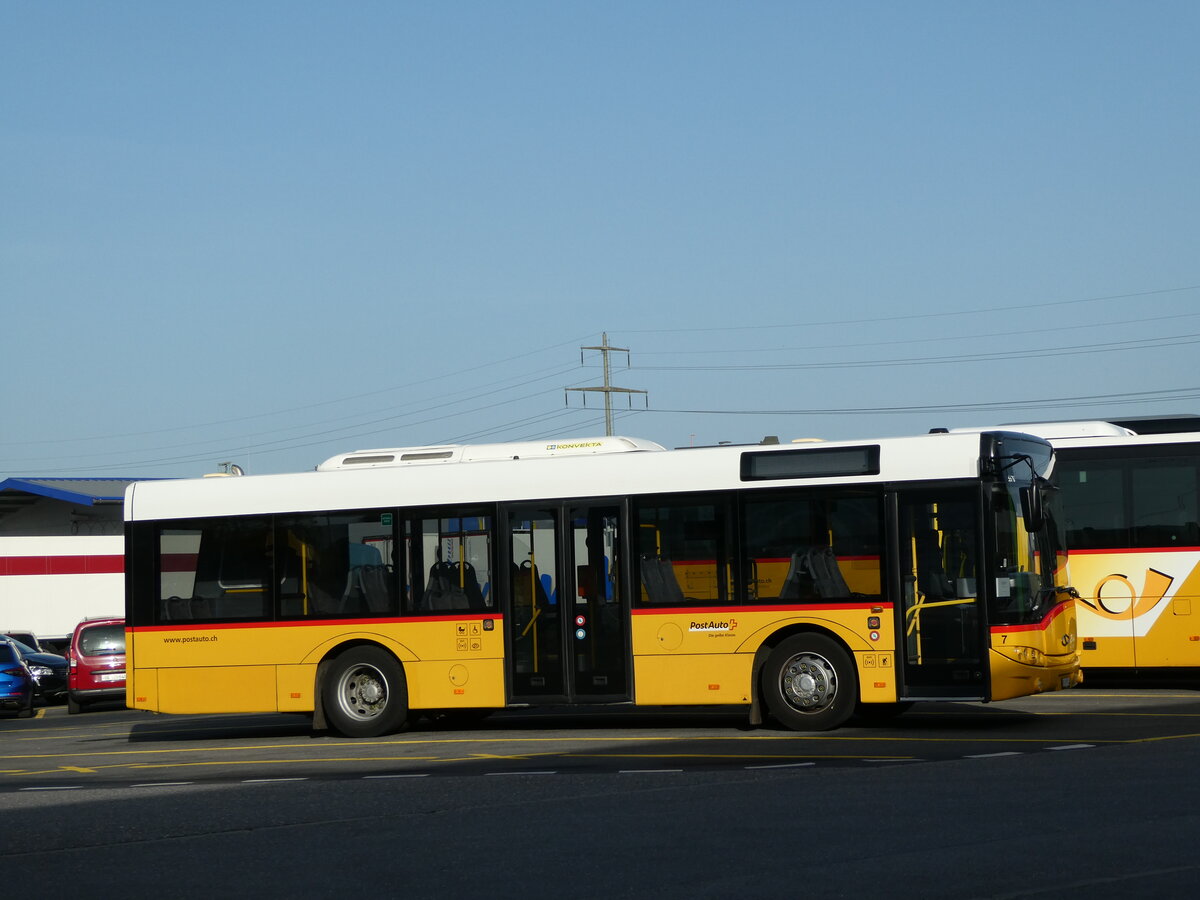 (237'215) - PostAuto Bern - Nr. 7/BE 435'814 - Solaris (ex Lengacher, Wichtrach Nr. 4) am 18. Juni 2022 in Kerzers, Interbus