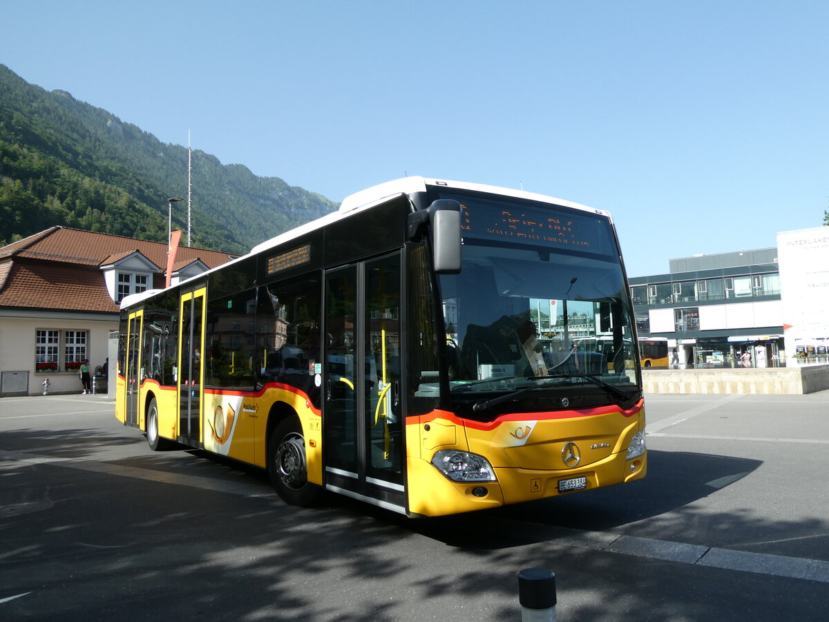 (237'250) - PostAuto Bern - BE 653'384 - Mercedes am 18. Juni 2022 beim Bahnhof Interlaken Ost