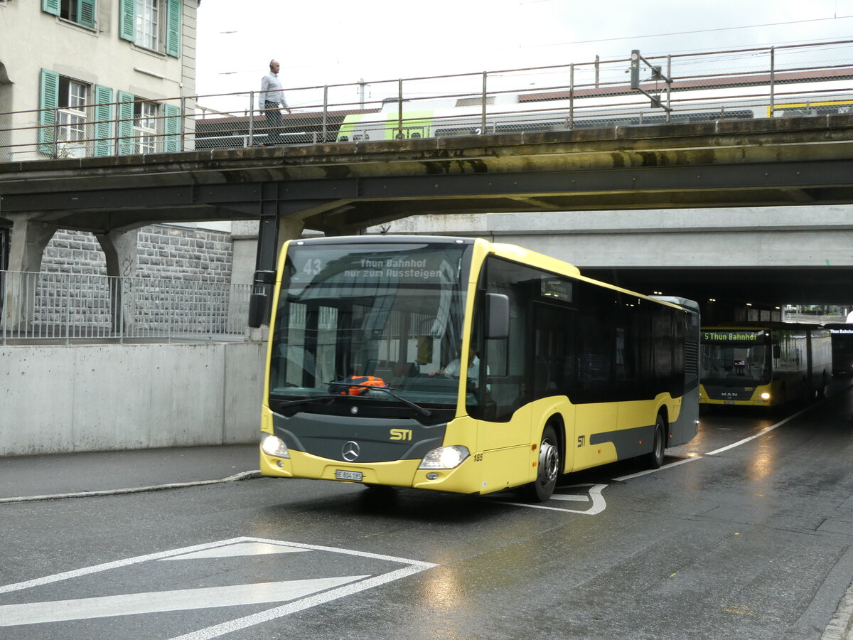 (237'372) - STI Thun - Nr. 185/BE 804'185 - Mercedes am 24. Juni 2022 in Thun, Frutigenstrasse