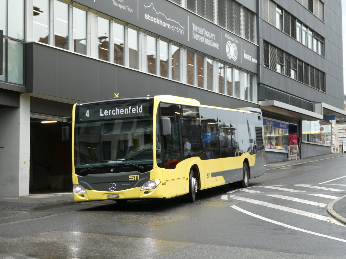 (237'381) - STI Thun - Nr. 404/BE 523'404 - Mercedes am 24. Juni 2022 in Thun, Rampenstrasse