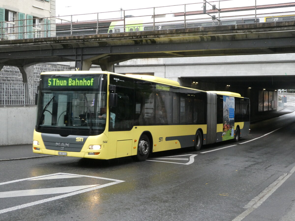 (237'389) - STI Thun - Nr. 144/BE 801'144 - MAN am 24. Juni 2022 in Thun, Frutigenstrasse