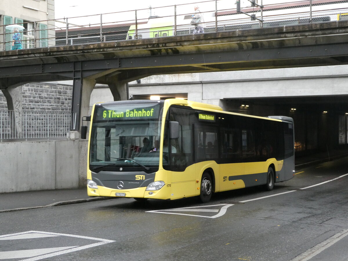 (237'390) - STI Thun - Nr. 176/BE 752'176 - Mercedes am 24. Juni 2022 in Thun, Frutigenstrasse