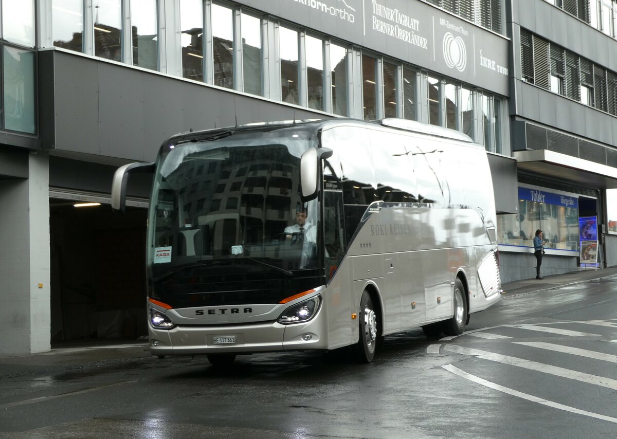 (237'413) - Roki, Heimberg - BE 117'361 - Setra am 24. Juni 2022 in Thun, Rampenstrasse