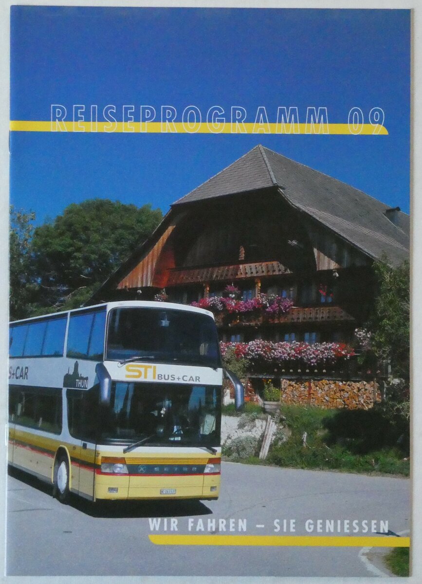 (237'912) - STI-Reiseprogramm 09 am 9. Juli 2022 in Thun (Vorderseite)