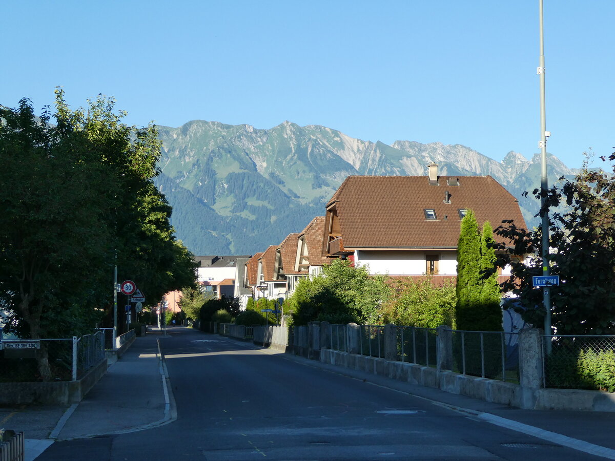 (237'915) - Langestrasse am 9. Juli 2022 in Thun-Lerchenfeld