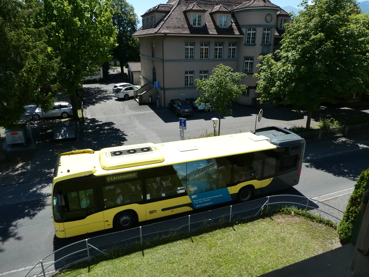 (238'015) - STI Thun - Nr. 178/BE 752'178 - Mercedes am 11. Juli 2022 in Thun-Lerchenfeld, Langestrasse