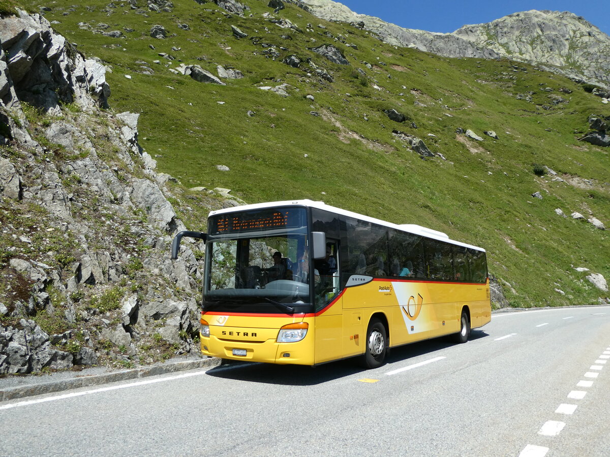 (238'422) - PostAuto Bern - Nr. 73/BE 171'453 - Setra (ex AVG Meiringen Nr. 73) am 24. Juli 2022 am Grimselpass