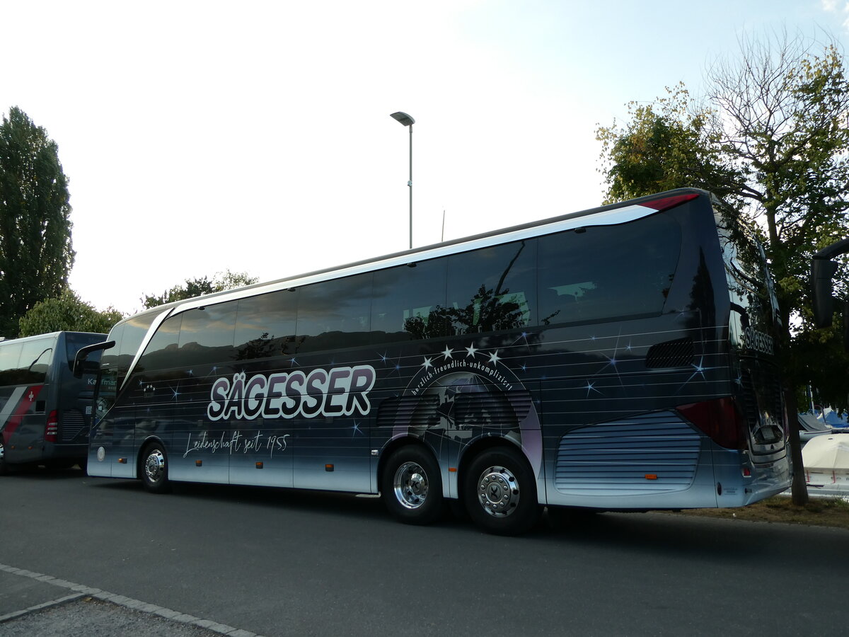 (238'967) - Sgesser, Wintersingen - Nr. 3/BL 7194 - Setra am 8. August 2022 in Thun, Strandbad