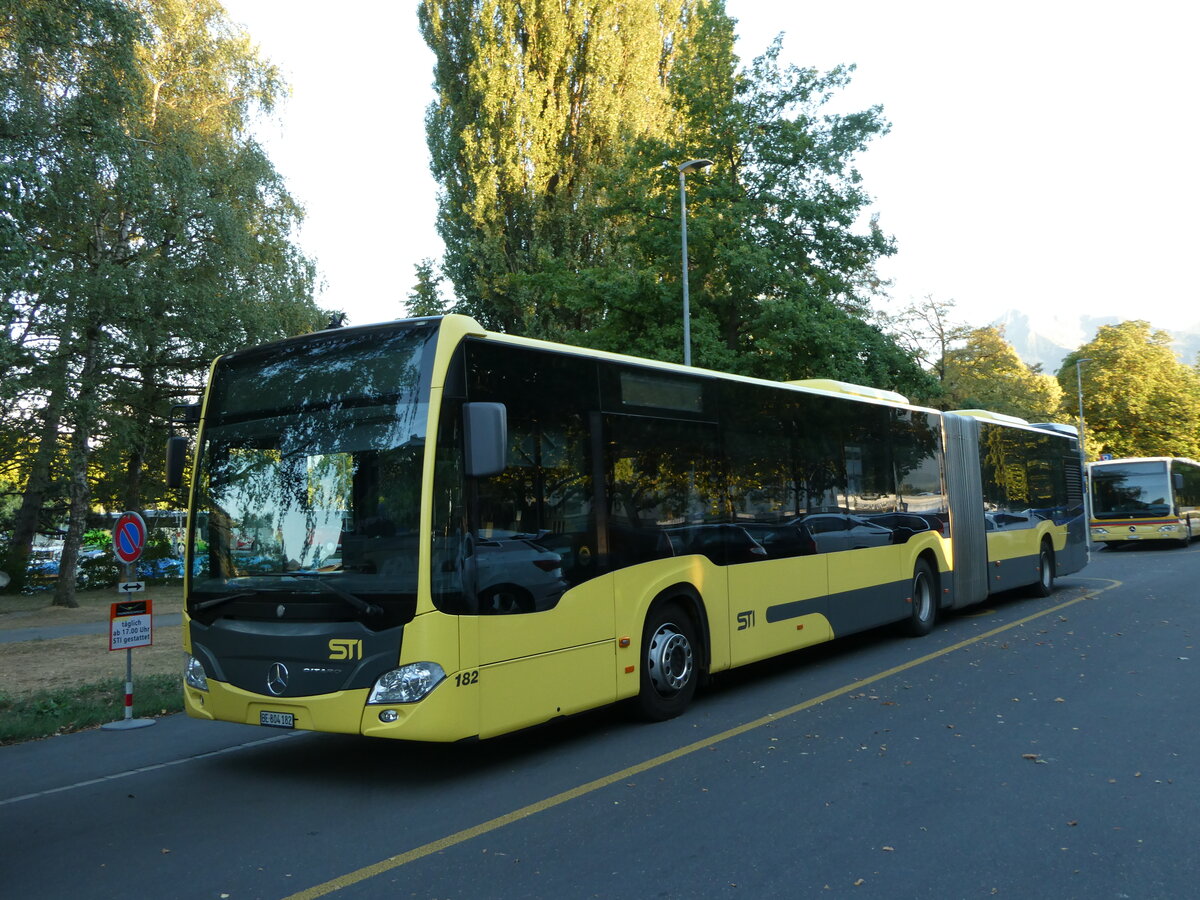 (238'984) - STI Thun - Nr. 182/BE 804'182 - Mercedes am 12. August 2022 in Thun, Lachen