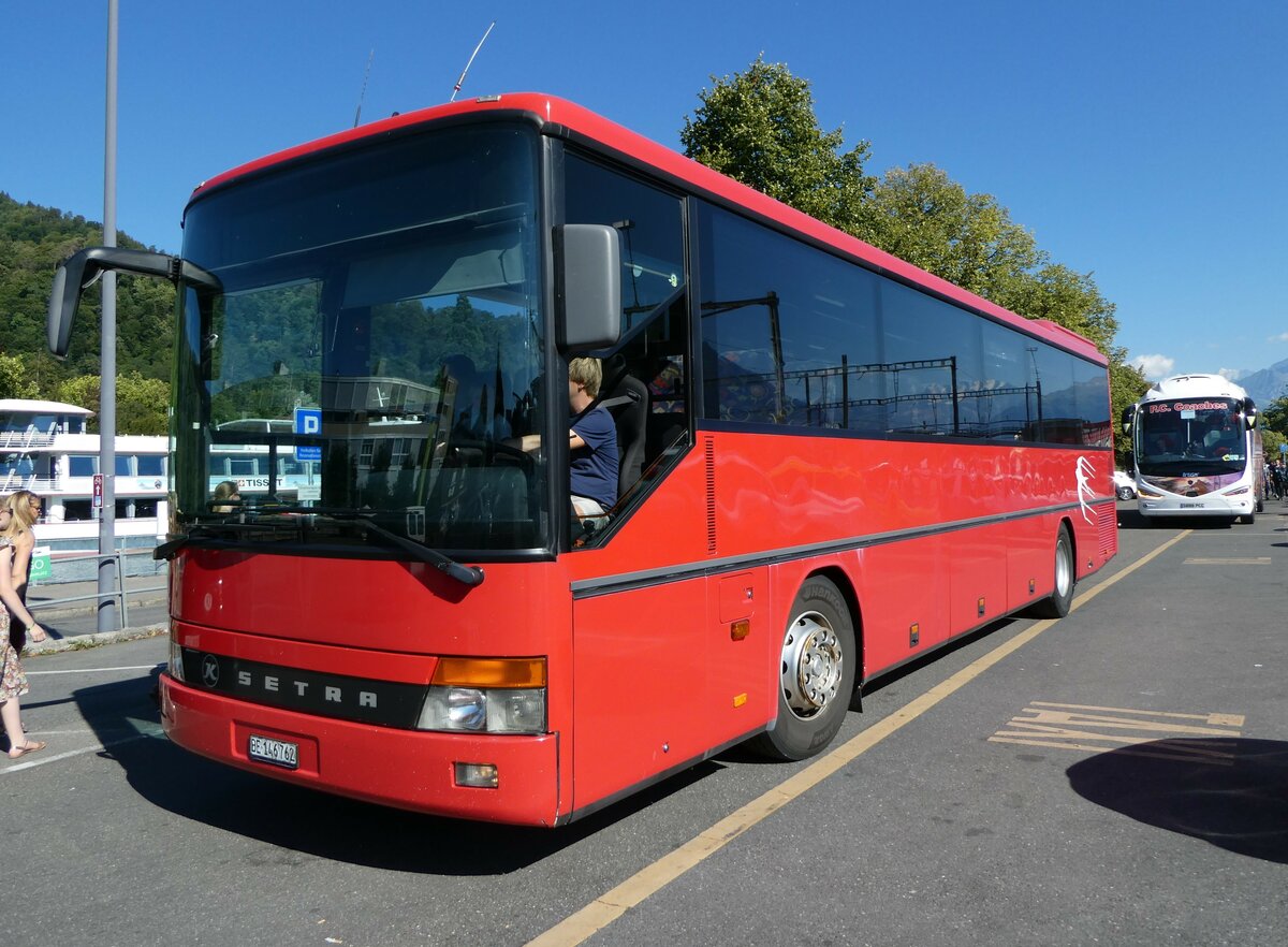 (239'020) - Land-Bus, Wattenwil - BE 146'762 - Setra (ex Gander, Chteau-d'Oex; ex TRAVYS Yverdon; ex AFA Adelboden Nr. 5) am 13. August 2022 in Thun, CarTerminal