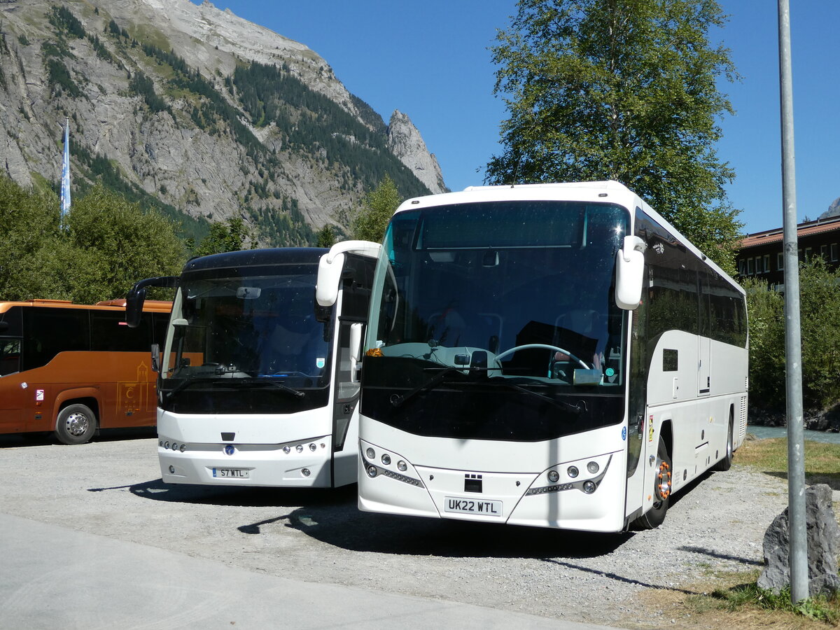 (239'075) - Aus England: Wheelers, Southampton - UK22 WTL - Plaxton am 16. August 2022 in Kandersteg, Pfadizentrum