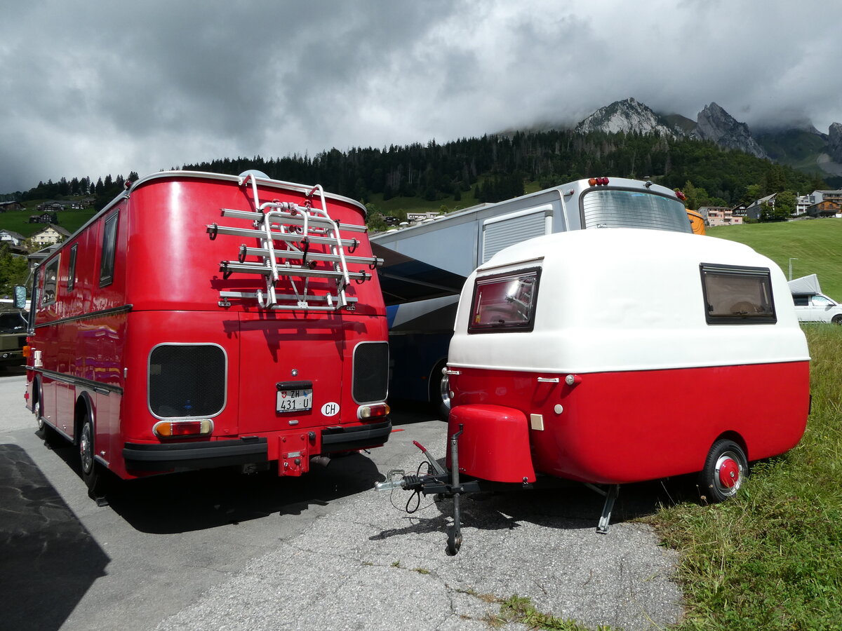 (239'215) - Beer, Obfelden - ZH 431 U - Setra am 20. August 2022 in Wildhaus, Munzenriet