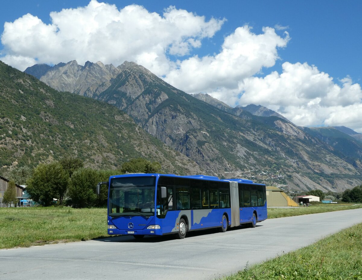 (239'412) - Ruffiner, Turtmann - Nr. 54/VS 491'392 - Mercedes (ex VZO Grningen Nr. 54) am 21. August 2022 in Turtmann, Flugplatz