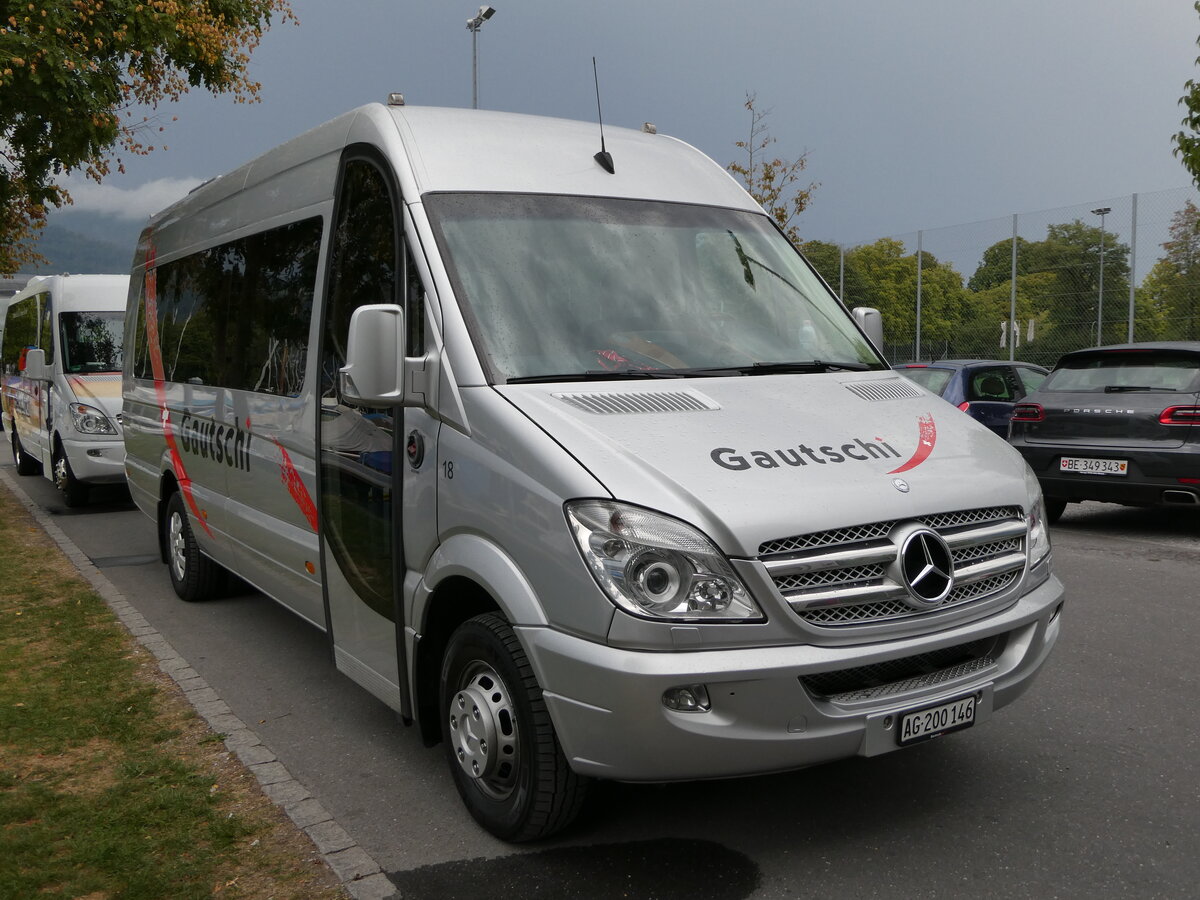 (239'481) - Gautschi, Aarau - Nr. 18/AG 200'146 - Mercedes am 26. August 2022 in Thun, Strandbad