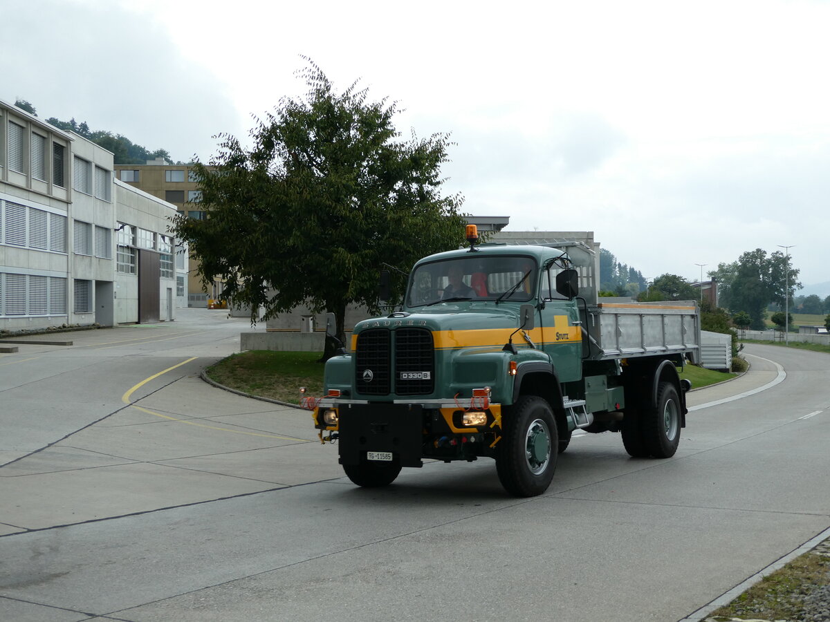 (239'545) - Stutz, Frauenfeld - Nr. 4/TG 11'585 - Saurer am 27. August 2022 in Oberkirch, CAMPUS Sursee
