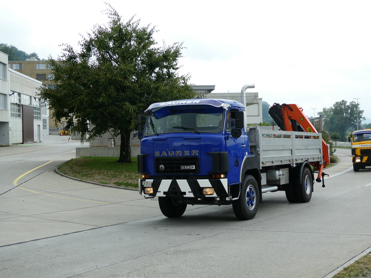 (239'548) - Saurer - SH 59 U - am 27. August 2022 in Oberkirch, CAMPUS Sursee