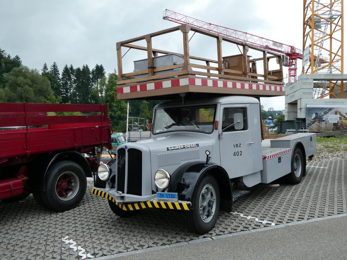 (239'645) - VBZ Z�rich - Nr. 402/ZH 1330 - Saurer am 27. August 2022 in Oberkirch, CAMPUS Sursee