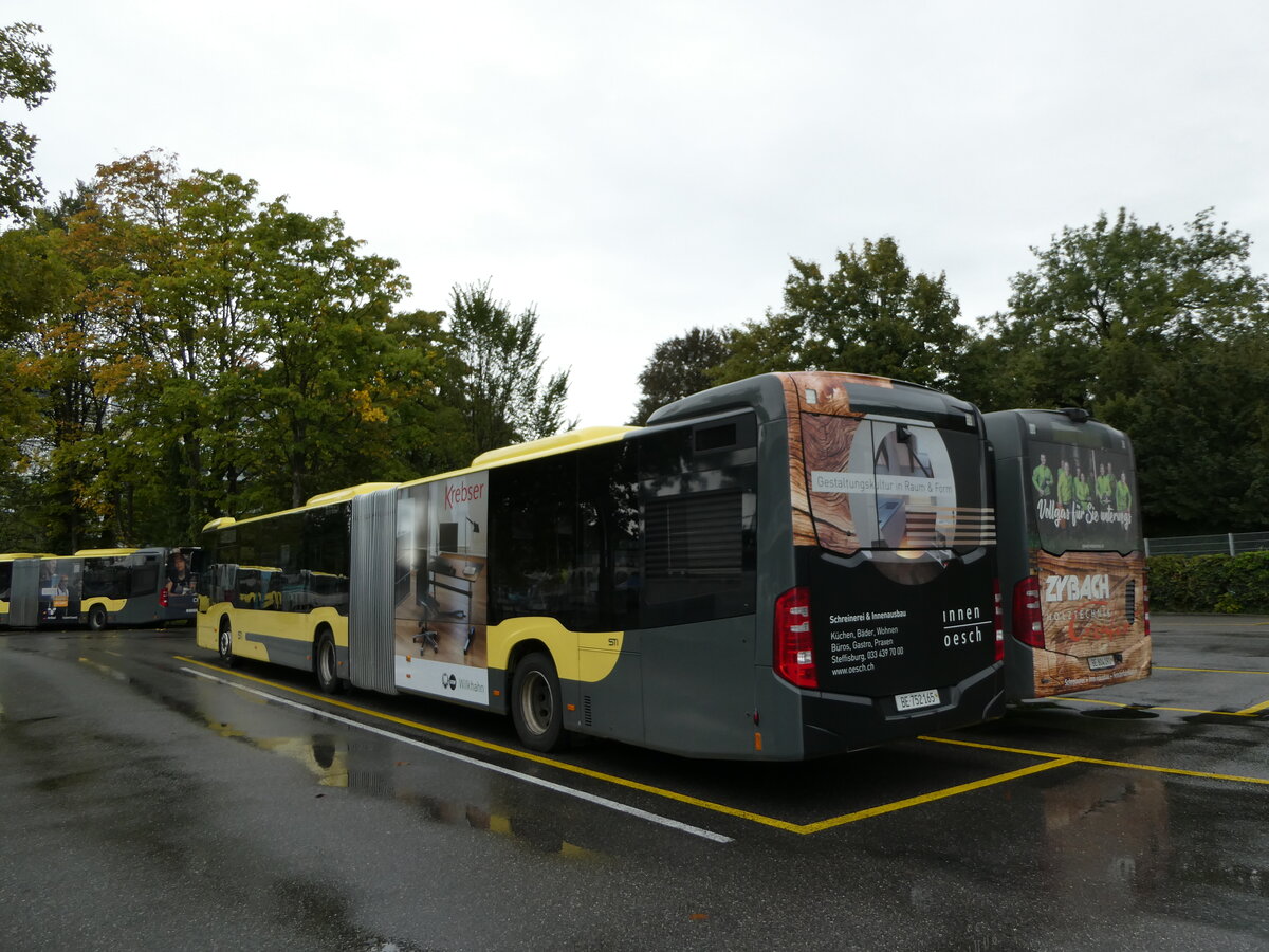 (240'332) - STI Thun - Nr. 165/BE 752'165 - Mercedes am 26. September 2022 bei der Schifflndte Thun