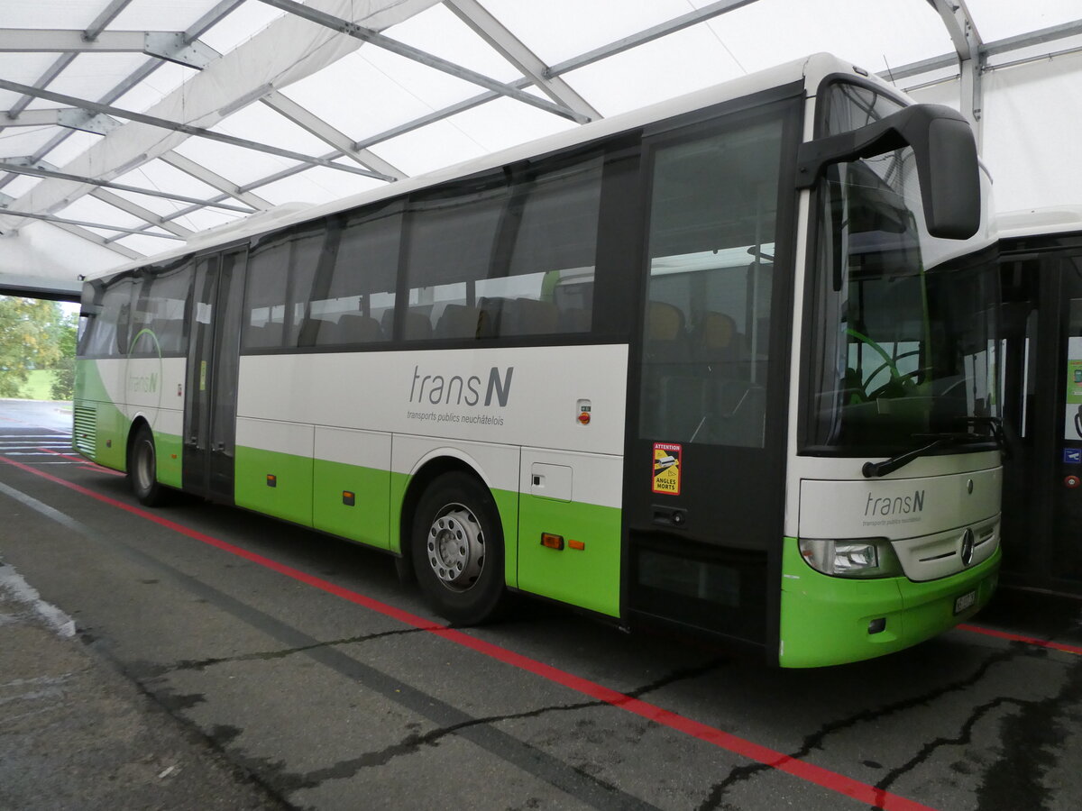 (240'412) - transN, La Chaux-de-Fonds - Nr. 281/NE 137'281 - Mercedes am 1. Oktober 2022 in La Chaux-de-Fonds, Dpt