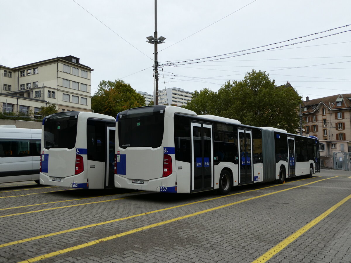 (240'425) - TL Lausanne - Nr. 567/VD 605'580 - Mercedes am 1. Oktober 2022 in Lausanne, Dpt Borde