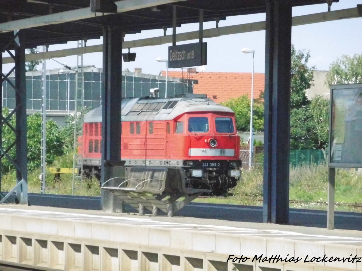 241 353 bei ihrem Arbeitsfreien Tag in Delitzsch am 2.8.15