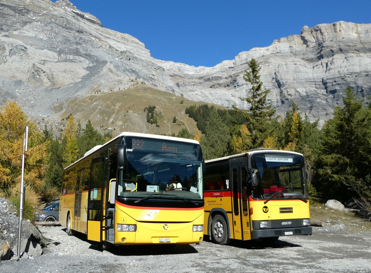 (241'435) - Evquoz, Erde - VS 22'870 - Irisbus am 16. Oktober 2022 in Derborence