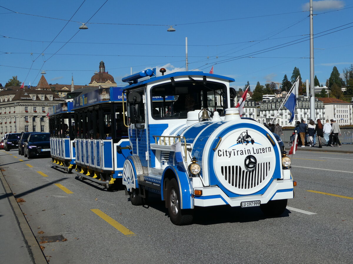 (241'751) - City Train, Luzern - LU 197'999 - am 22. Oktober 2022 in Luzern, Bahnhofbr�cke