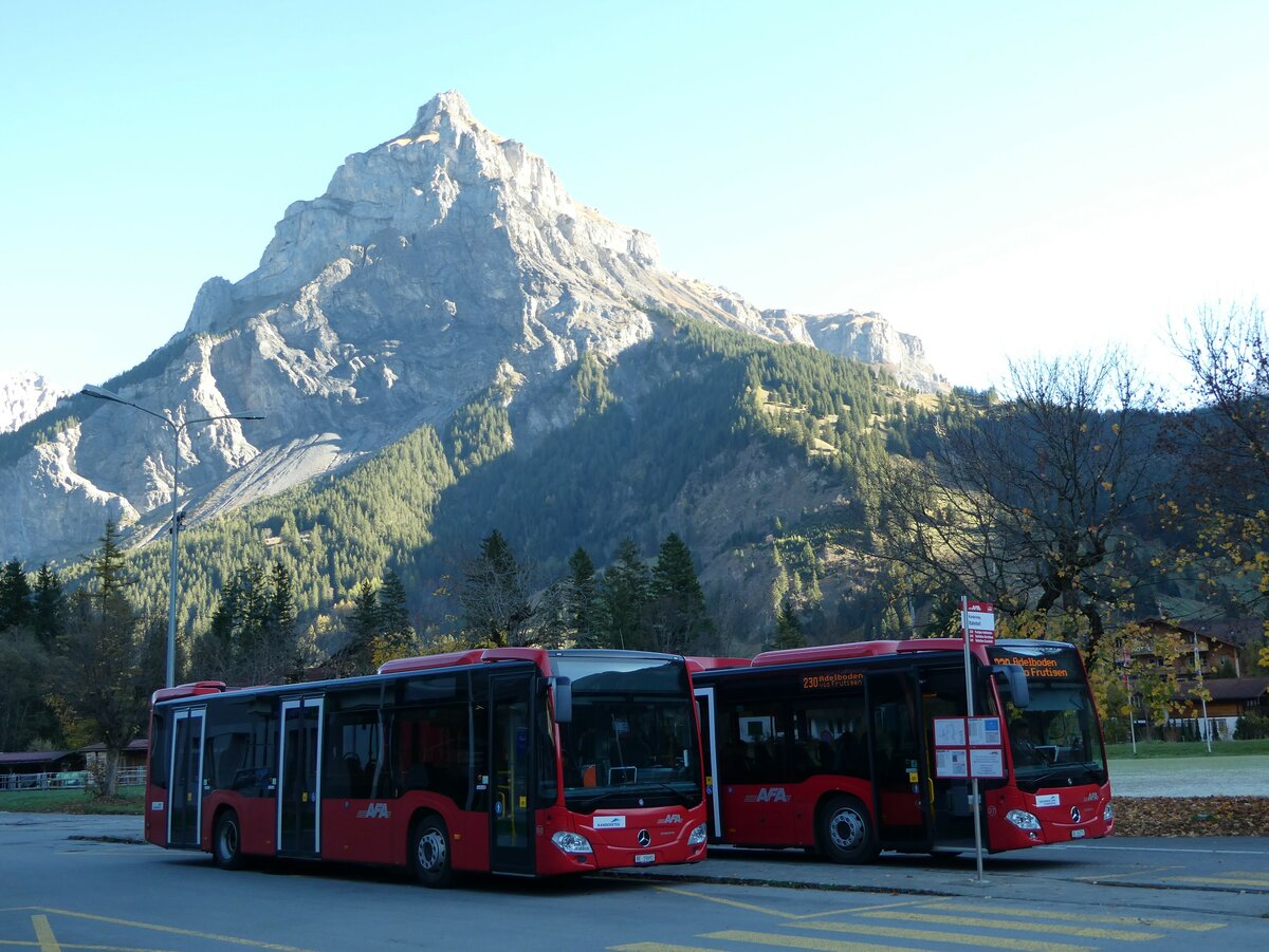 (241'859) - AFA Adelboden - Nr. 92/BE 19'692 - Mercedes am 27. Oktober 2022 beim Bahnhof Kandersteg